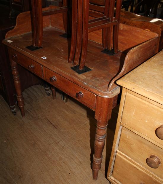 Pine 2 drawer washstand